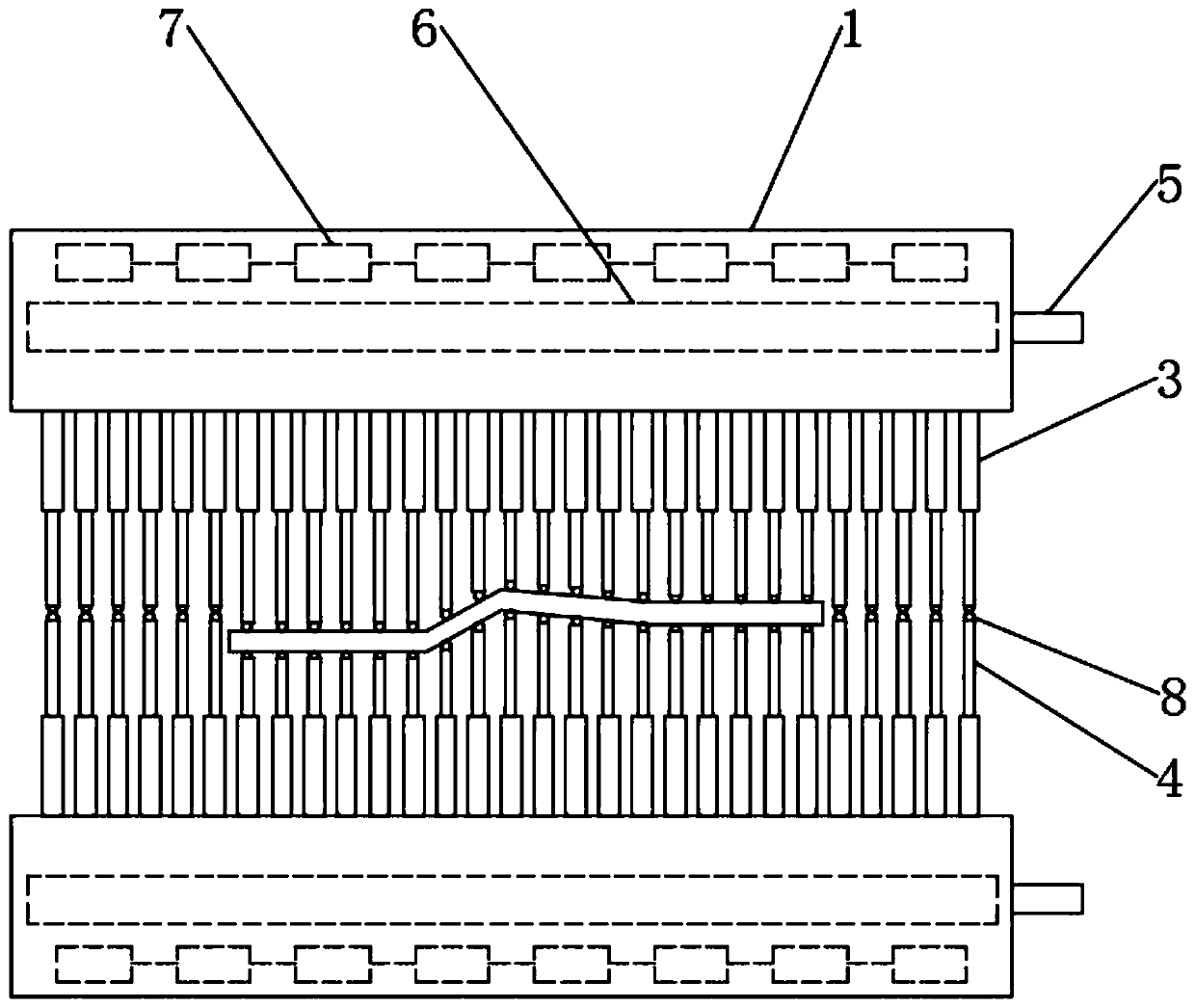 Quick workpiece cooling device for hardware processing