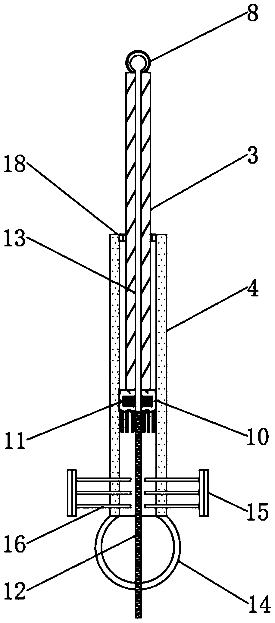 Quick workpiece cooling device for hardware processing