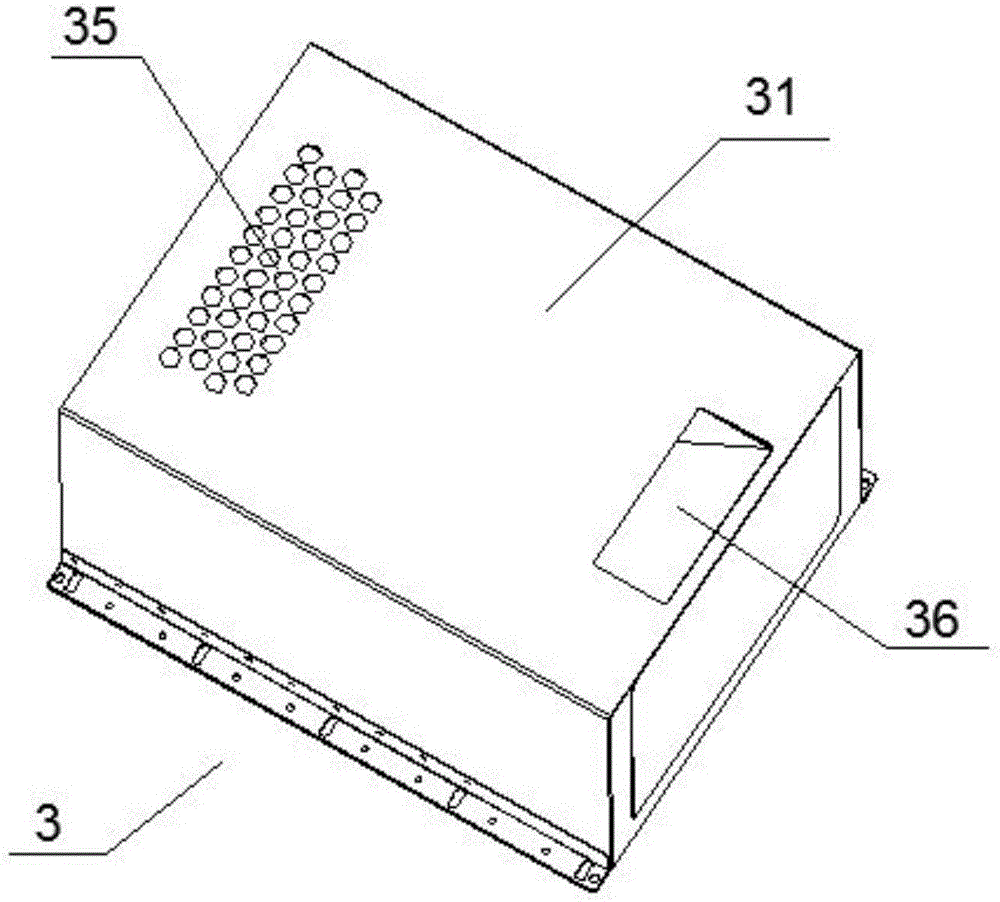 Fast food self-service machine storage cabinet