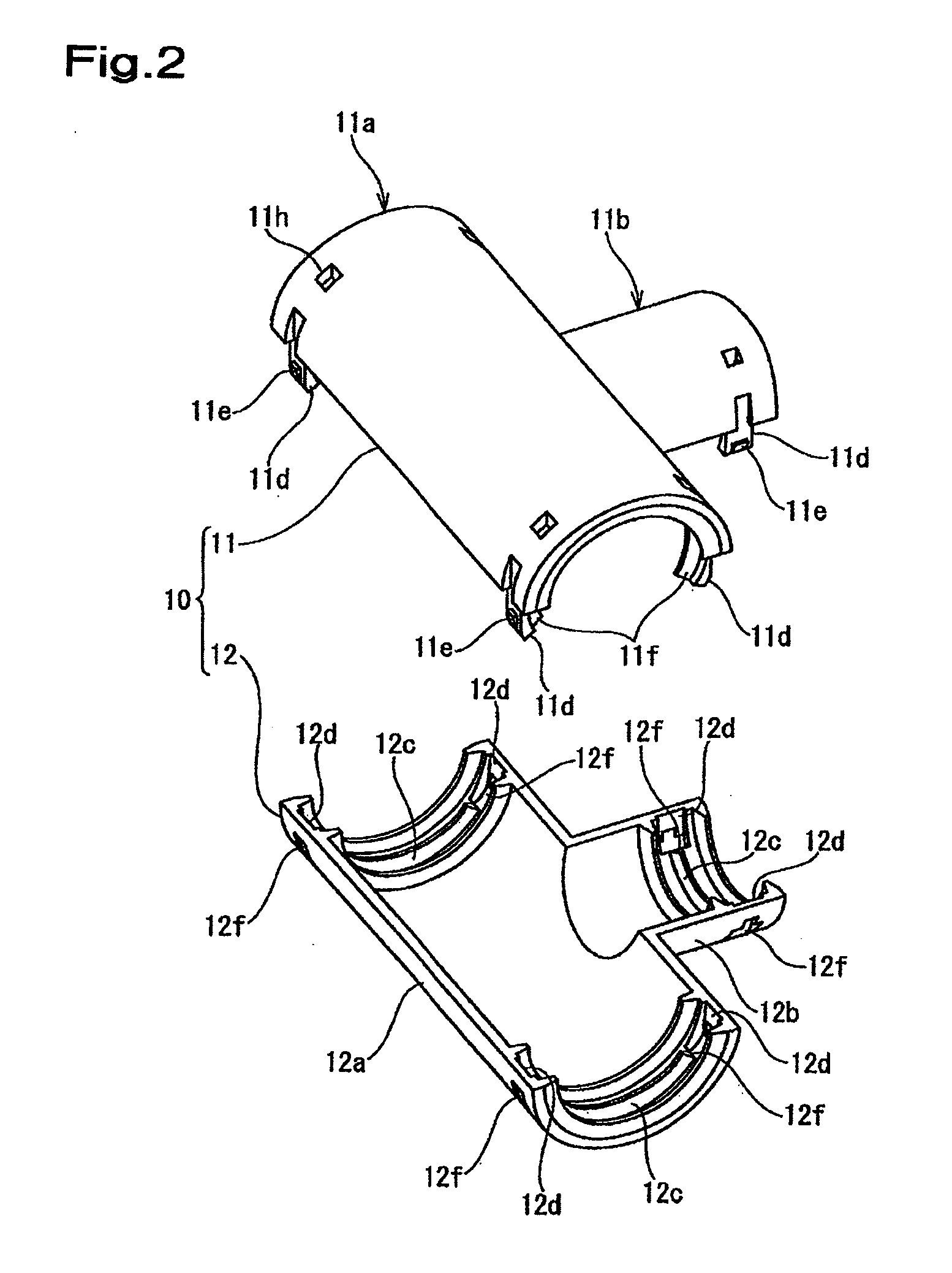 Protector for wire harness