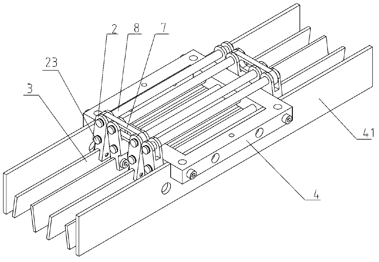 Shaping device for storage battery electrode group