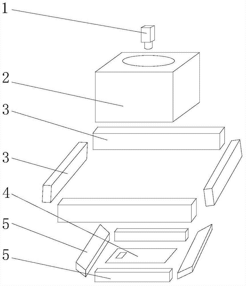 Product outer surface defect image acquisition device based on machine vision