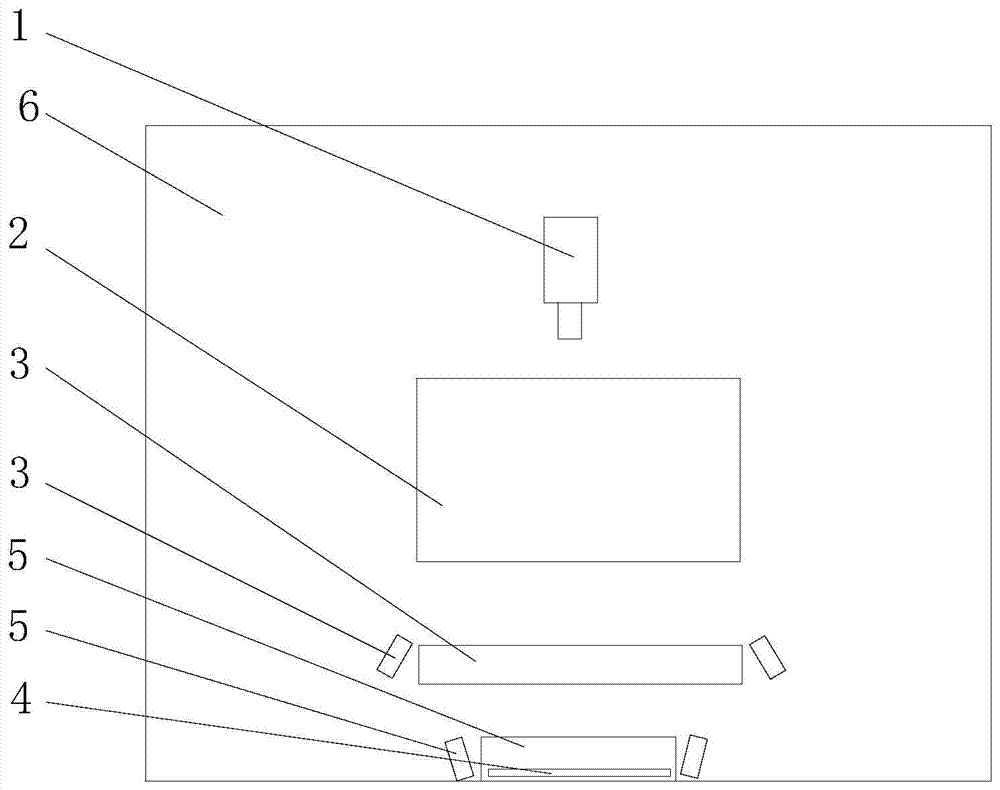 Product outer surface defect image acquisition device based on machine vision