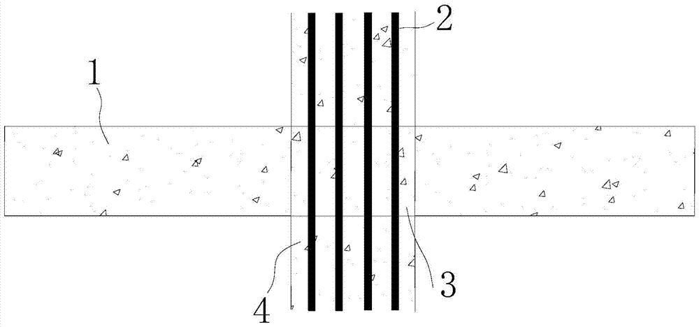 Construction method of structural column structure with concealed beam floor slab