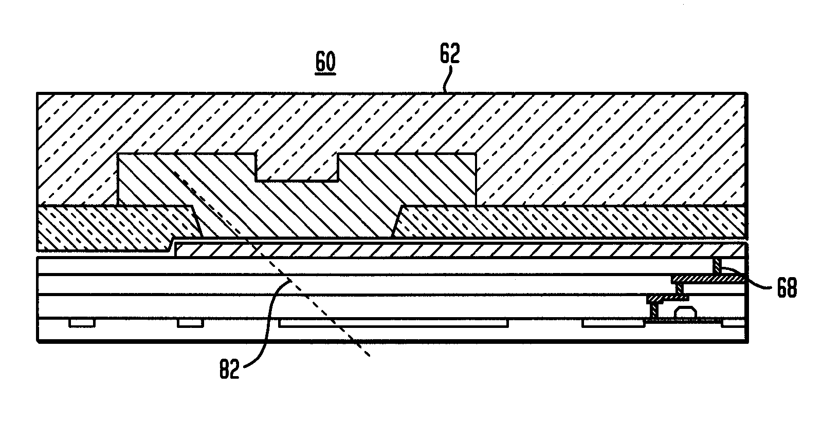 High surface area aluminum bond pad for through-wafer connections to an electronic package