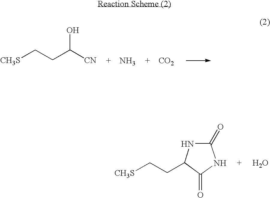 Process for producing methionine