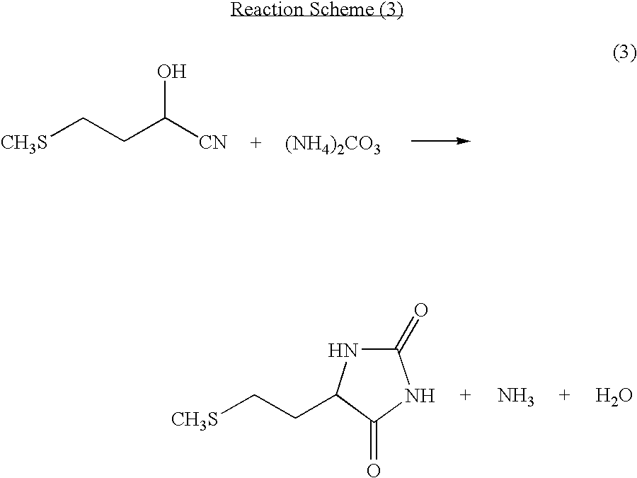 Process for producing methionine