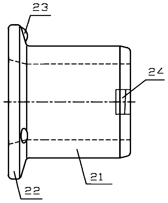 Pulling riveting fastener