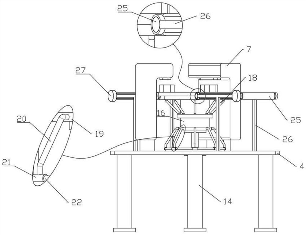 Molding defect-avoiding rubber-coated part processing device for Bluetooth headset