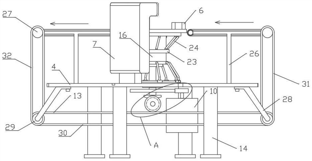 Molding defect-avoiding rubber-coated part processing device for Bluetooth headset