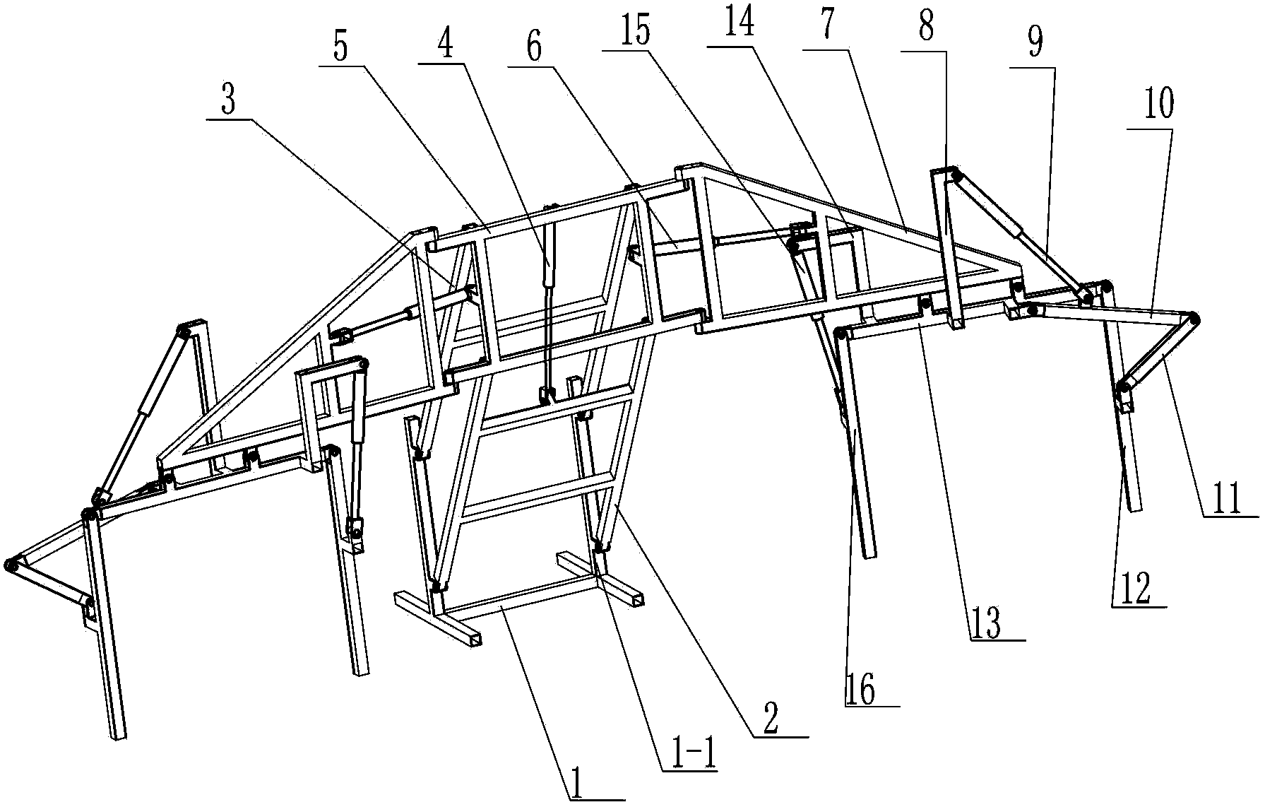 Spray boom conversion device for boom sprayer