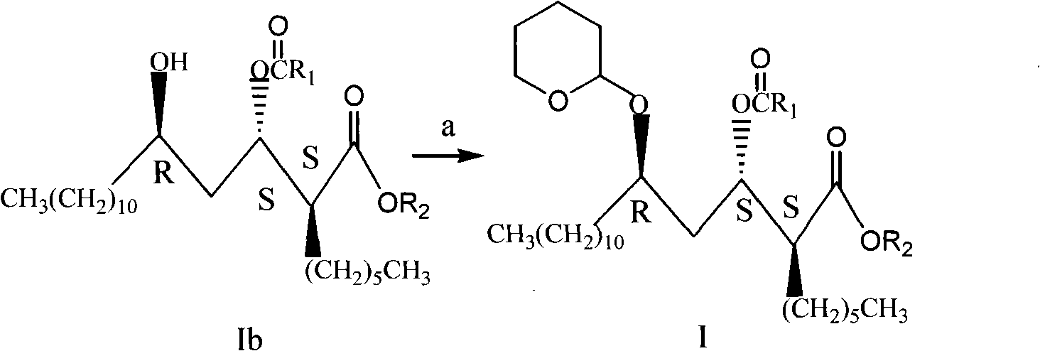 Novel method for synthesizing orlistat, intermediate compound and preparation thereof