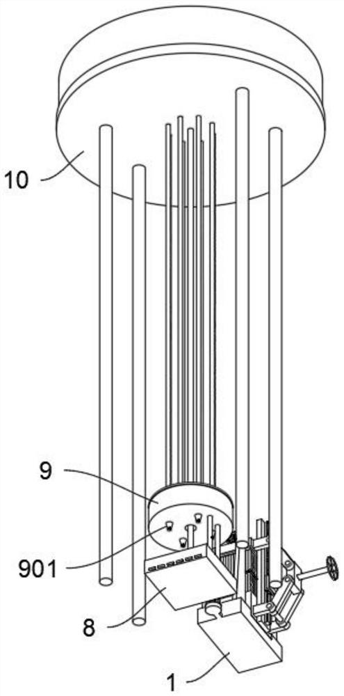 Device capable of extracting material in biomedical device