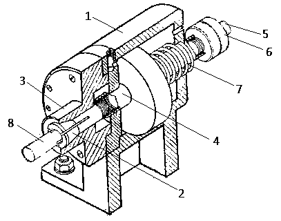 Simple elastic collet chuck