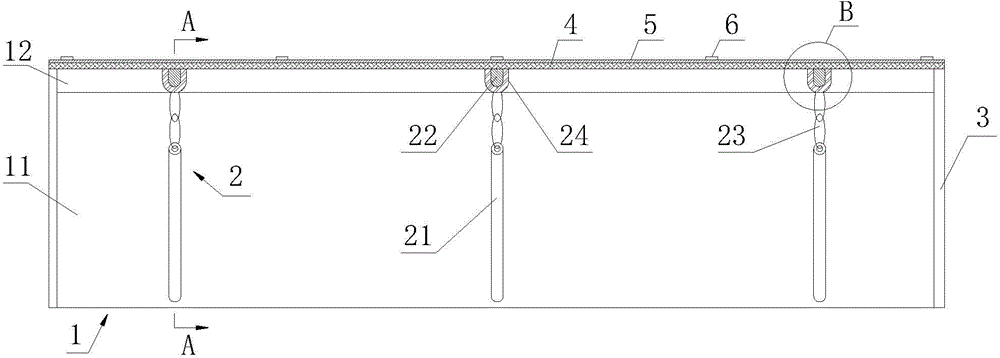 Heavy hammer type slow descent chute for conveying concrete