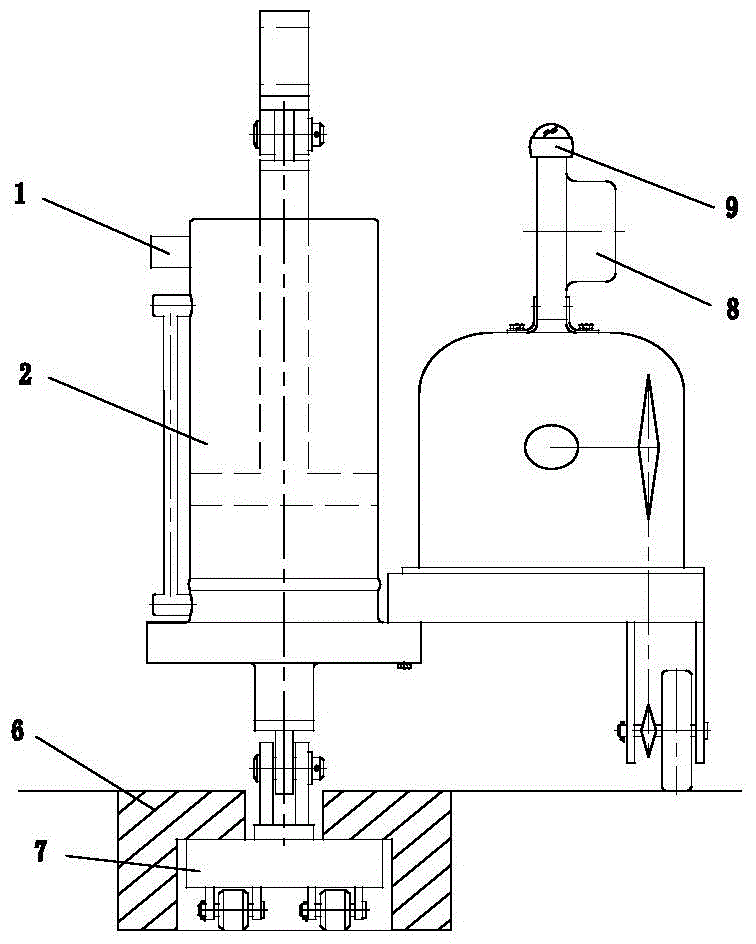 Testing system and testing method for stability test of lifting equipment