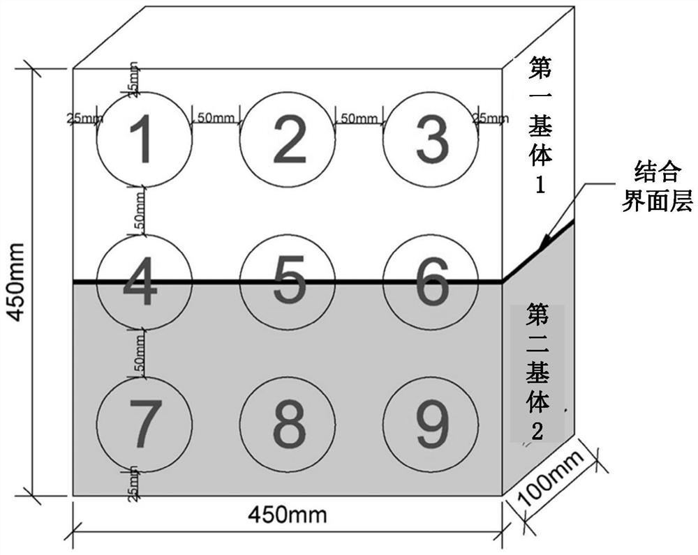 A kind of prefabricated concrete and its bonding interface design method under the action of chloride environment