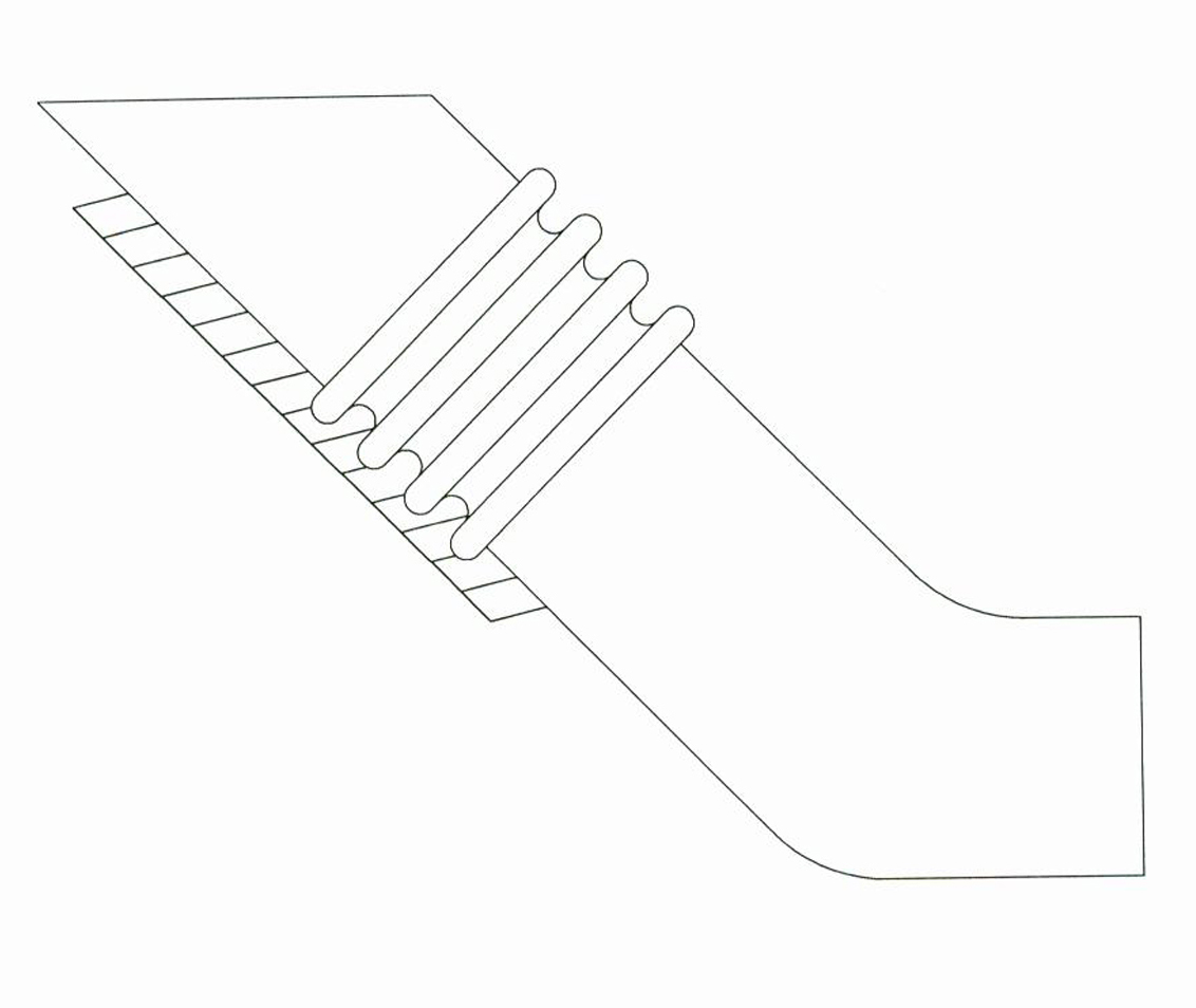 Radial flow adsorber