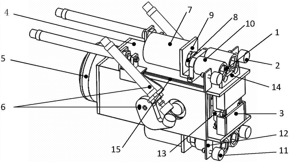 A shield machine single hob tool changing manipulator