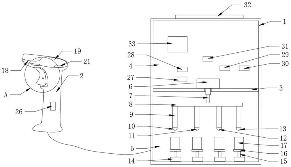 Exercise fatigue monitoring device based on blood detection