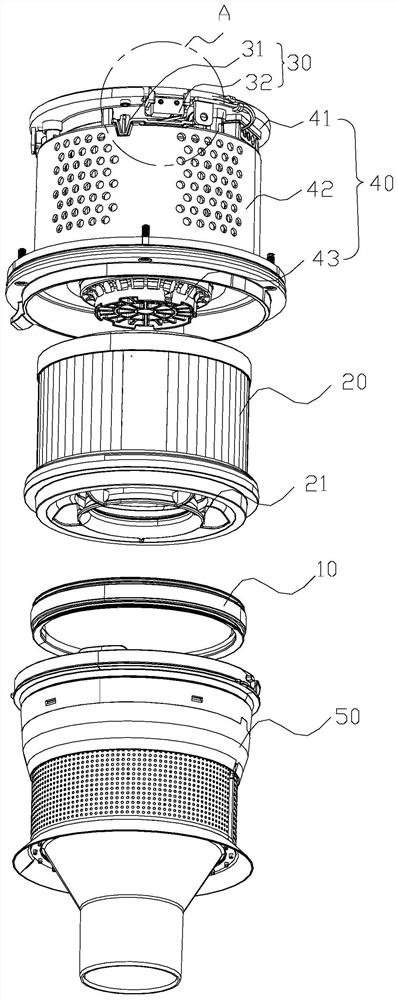 Dust collector filter element neglected loading detection mechanism and dust collector