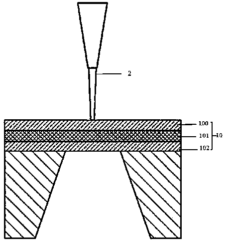 Accurately controllable nano-hole manufacturing method