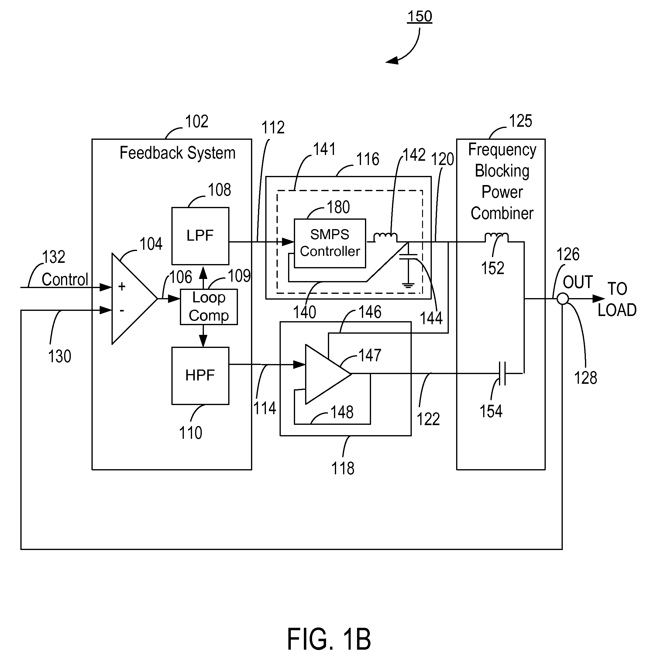 Power combining power supply system