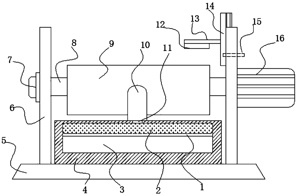 Adhesive tape winding device for self-adhesive paper production