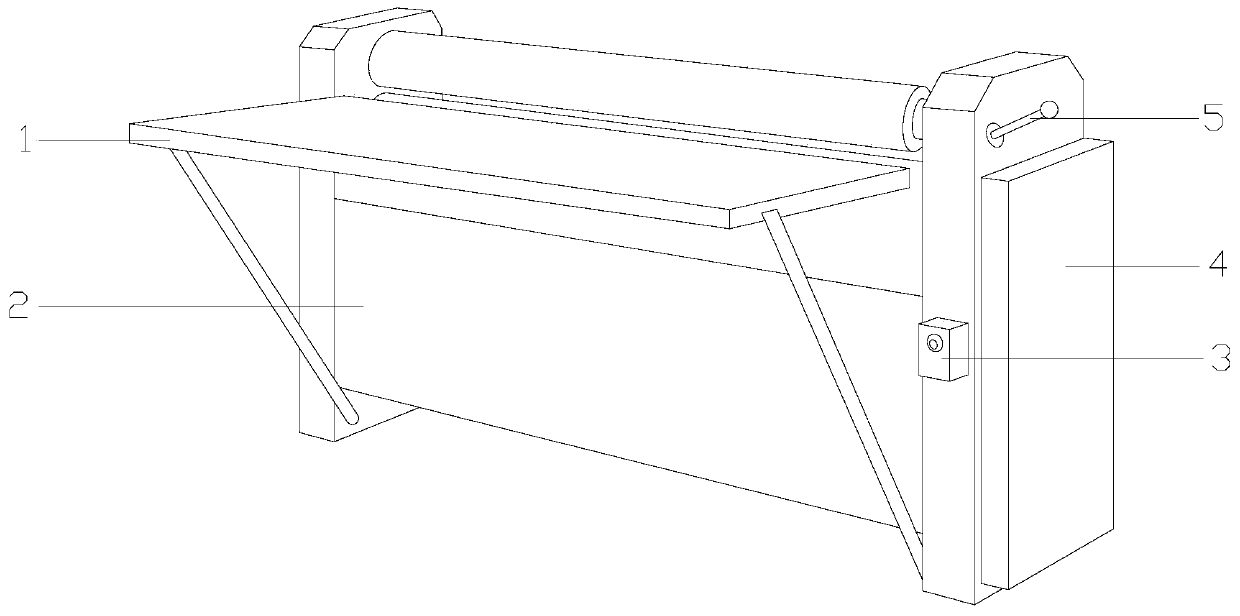 Glue brushing device for carton assembly using pressure gluing