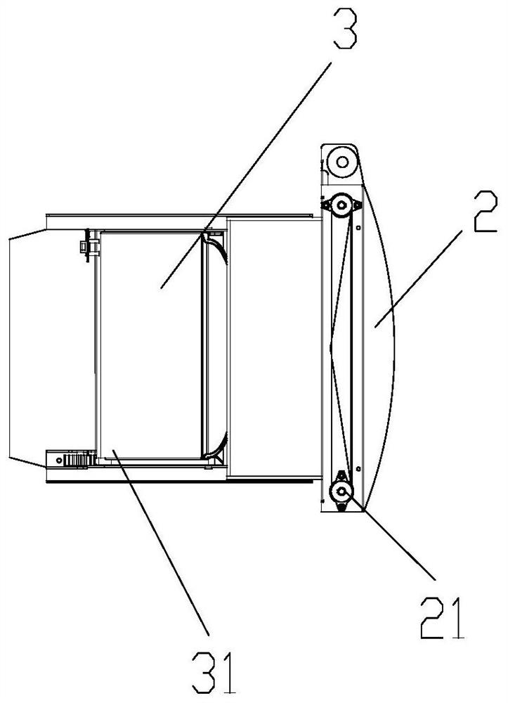 Medium distribution device and self-service equipment