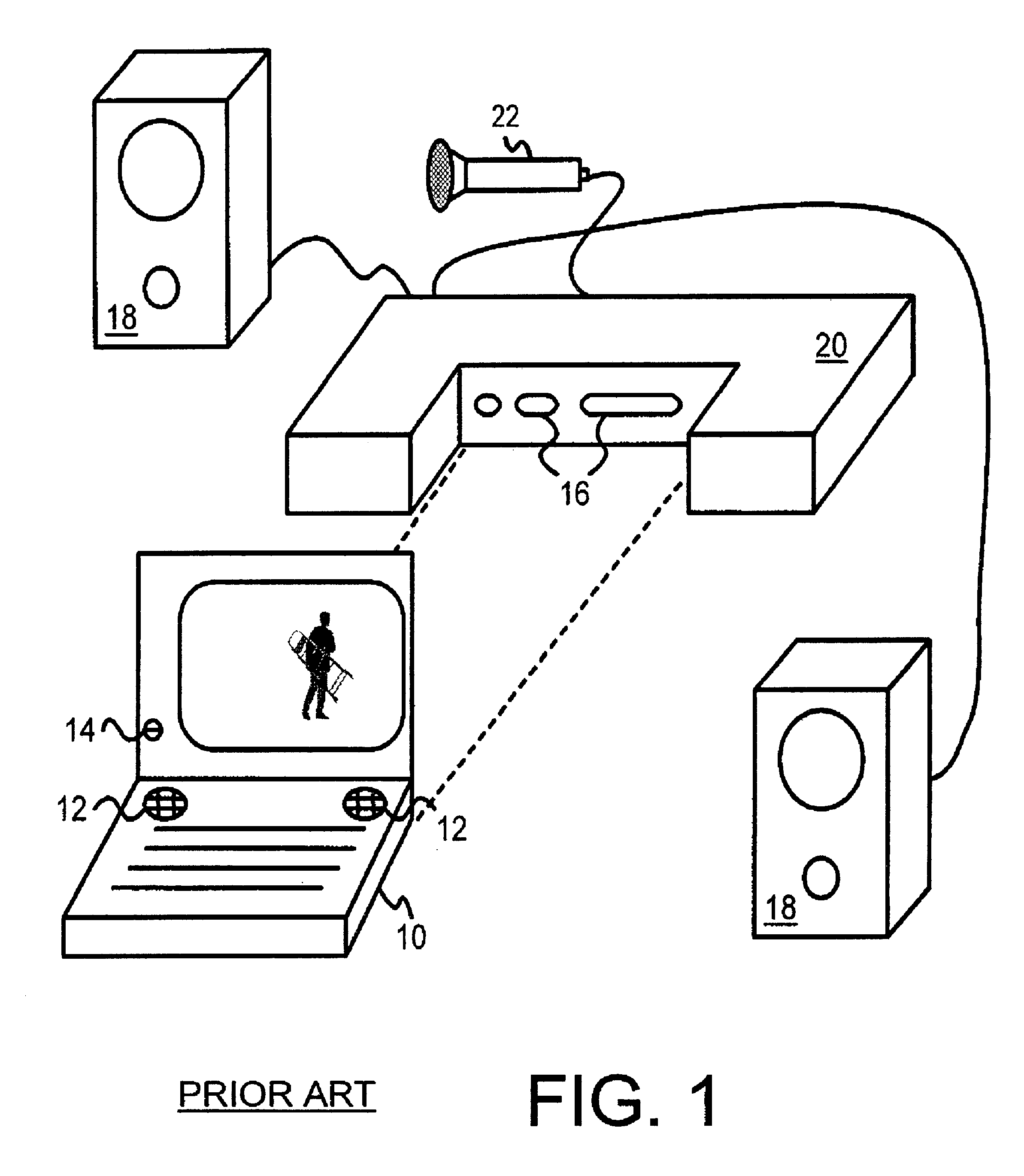 Portable-PC audio system with digital-audio links to external audio in a docking station