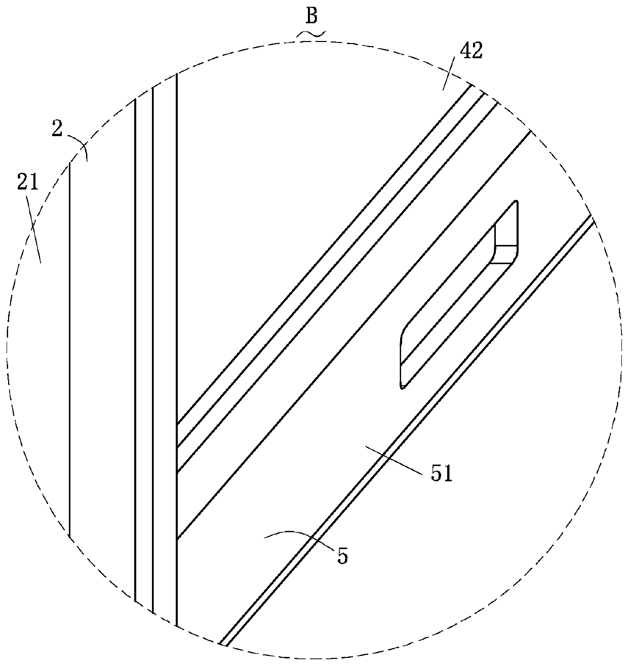 Building gas exchange structure