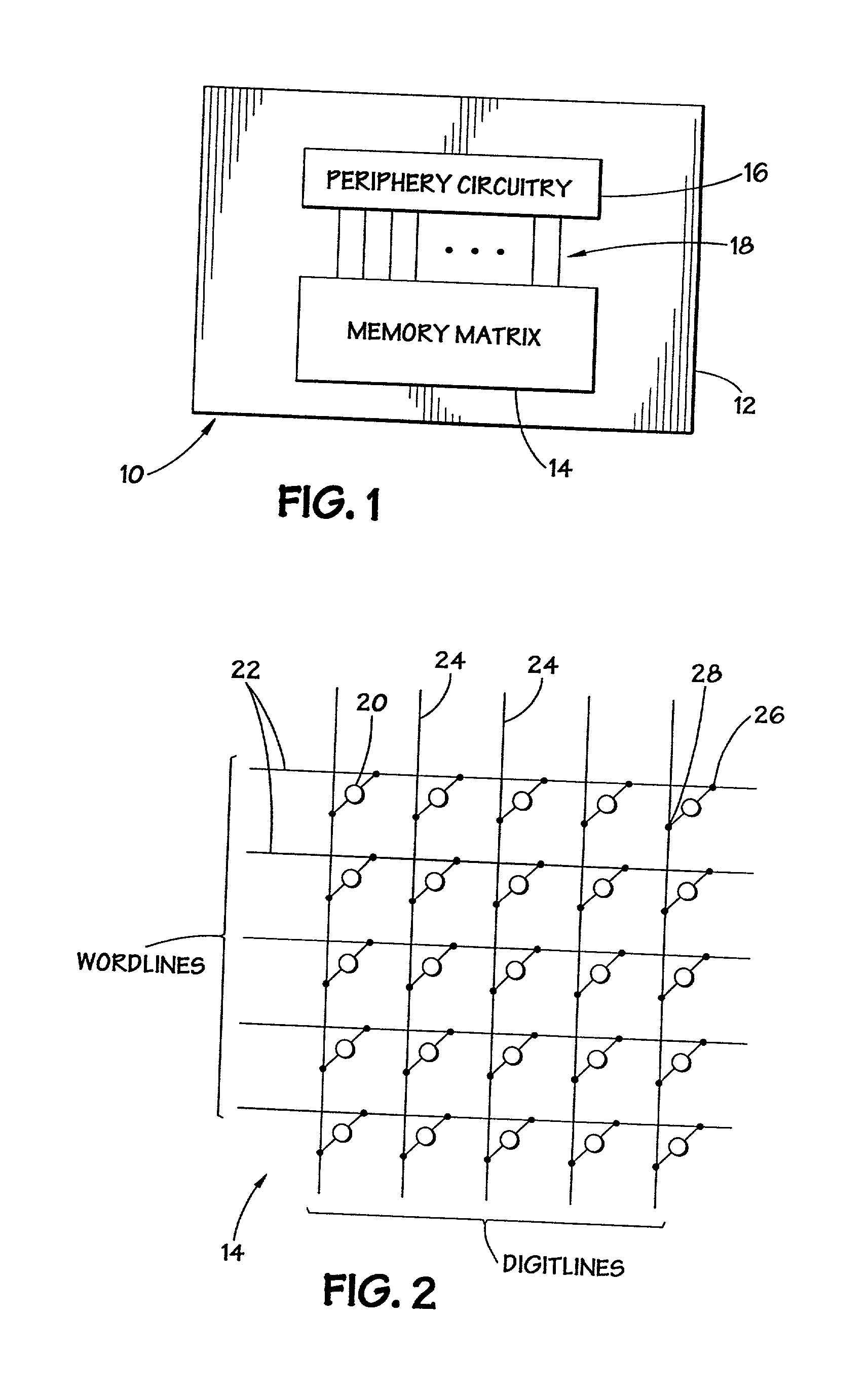 Memory elements and methods for making same