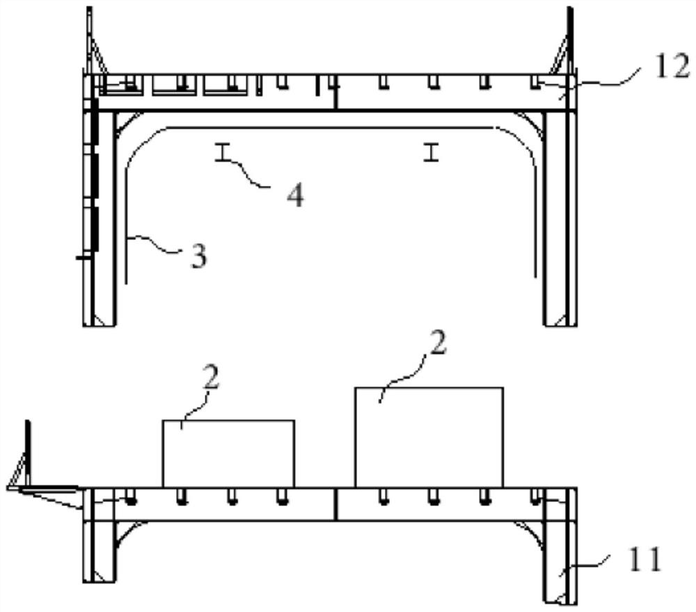 Arrangement method for FGSSROOM unit of dual-fuel ship