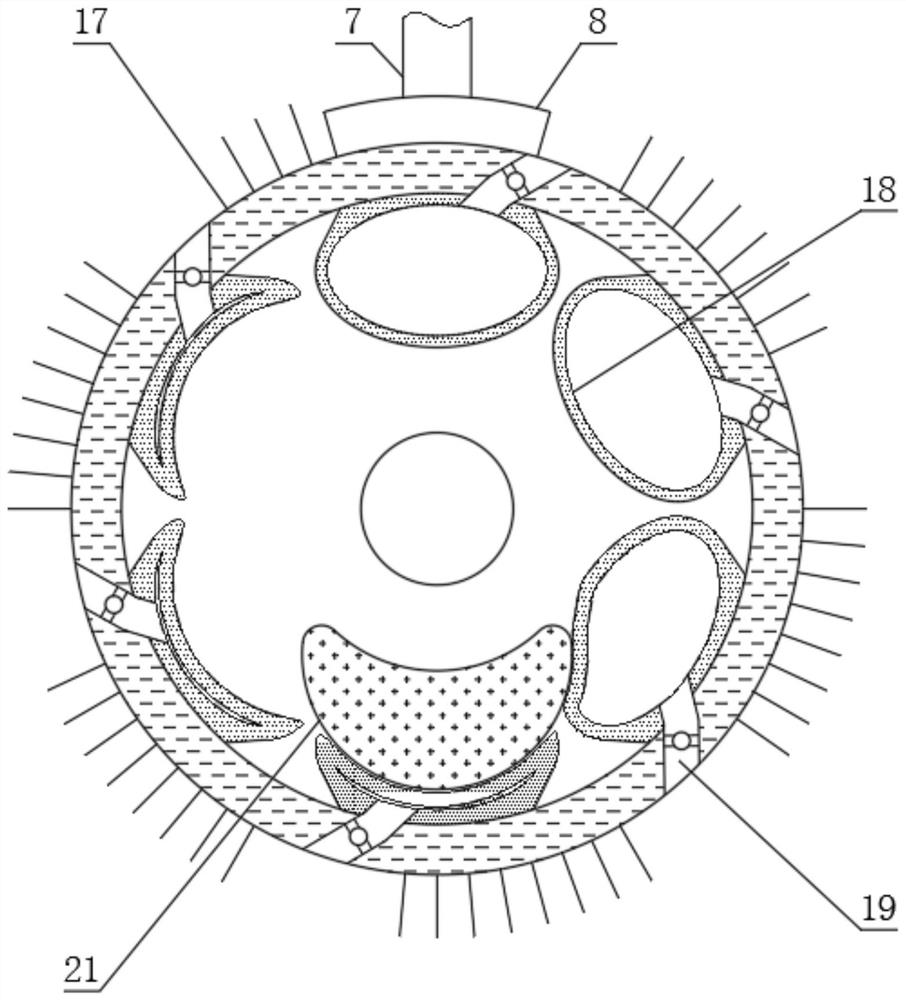 Efficient circuit board dust removal device for mobile communication