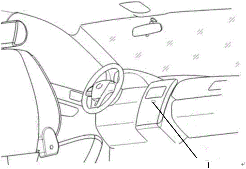 Driving assisting method, device and system and automobile