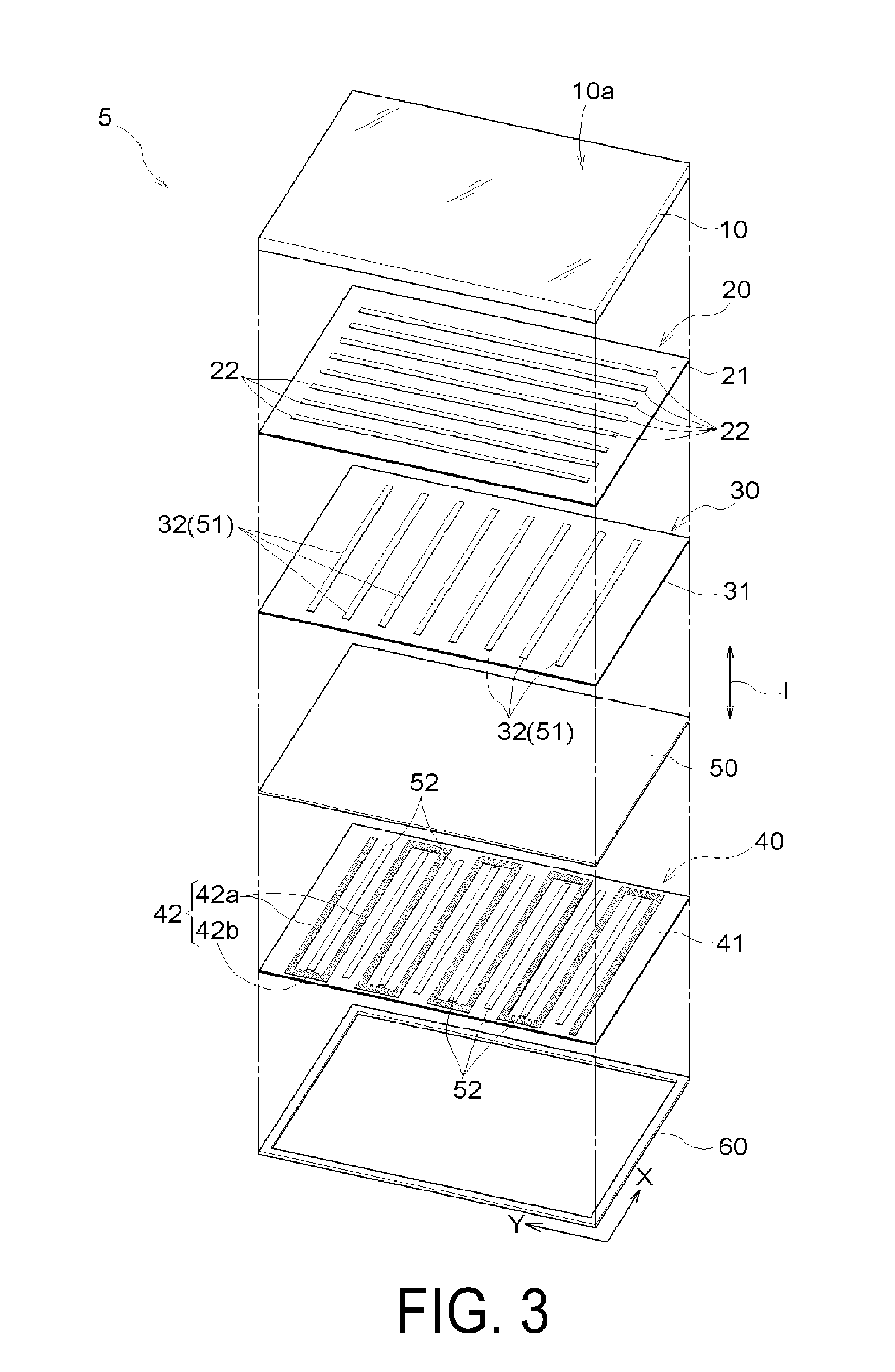 Pressure sensitive sensor and touch panel