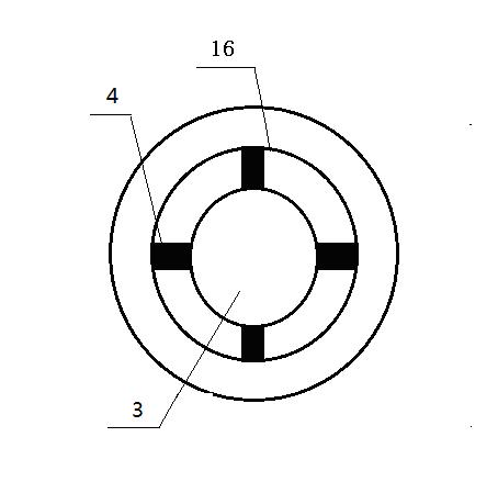 High-frequency pulsed jet flow resonance well drilling device and well drilling method thereof