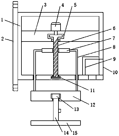 An automatic take-up device for a charging pile