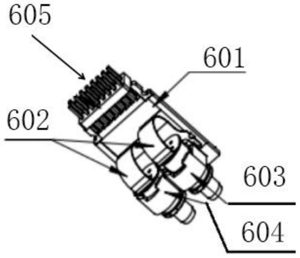 Miniaturized high-speed optical module with vertical fiber output