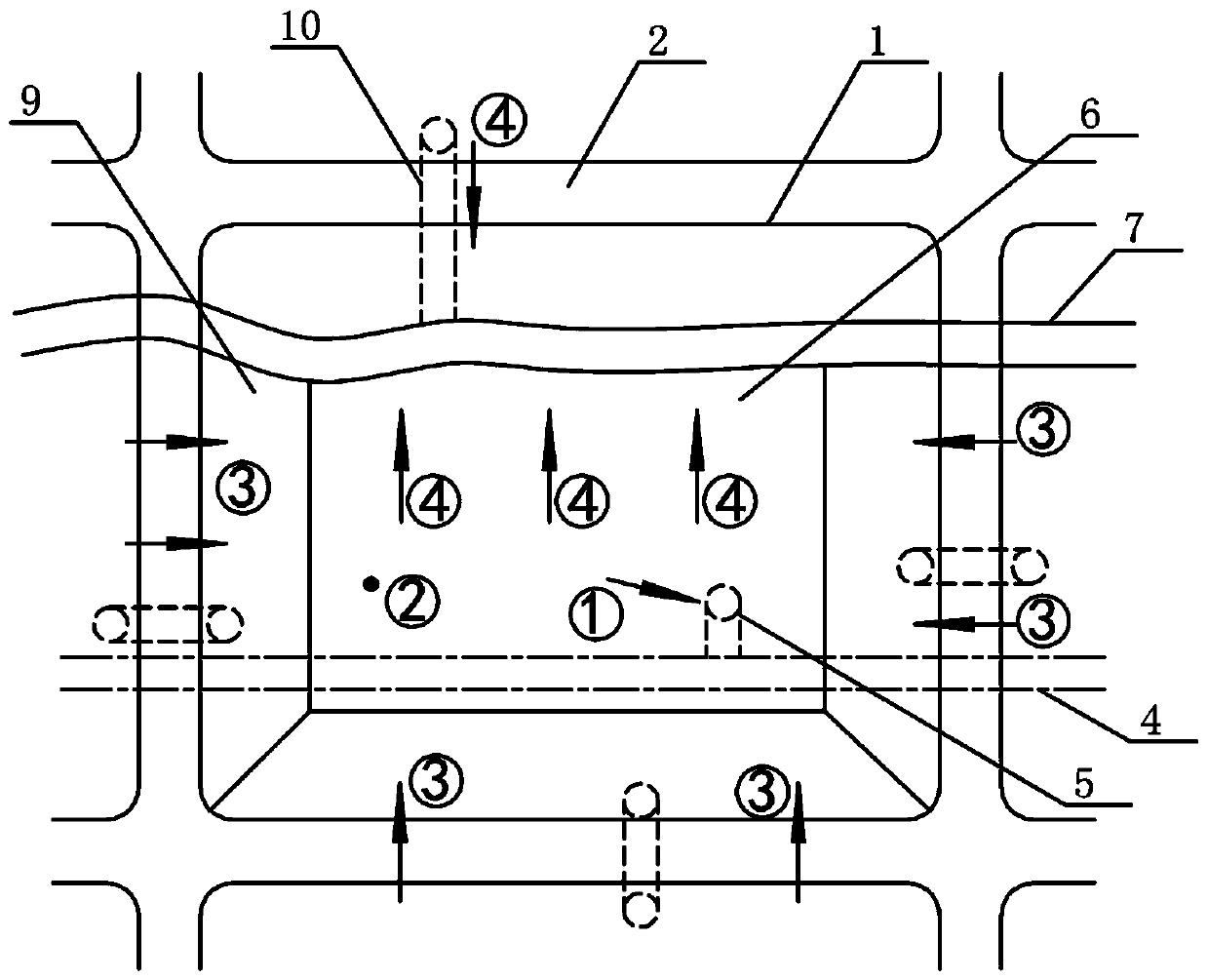 Rain flood resource utilization method and system