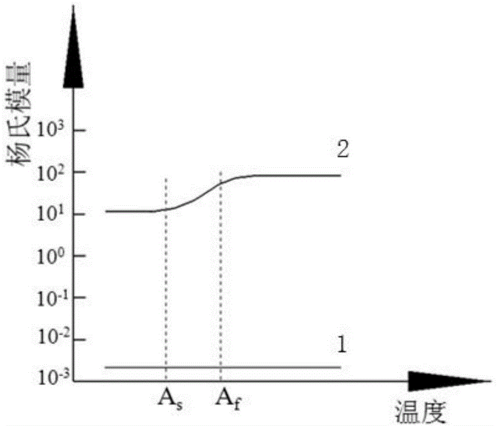 Shape memory alloy fiber and super-elastic body compound deformation skin