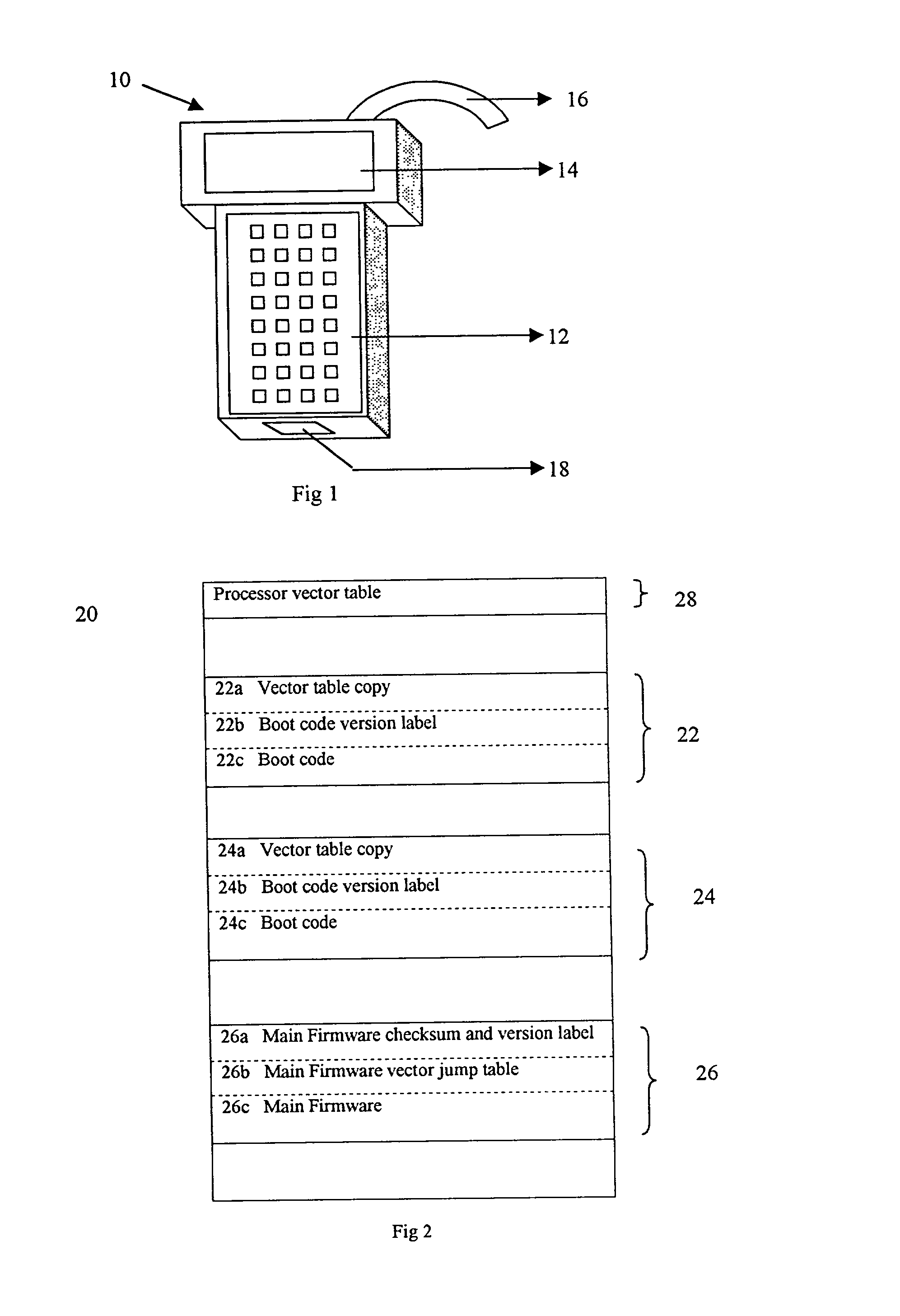 Method and apparatus for upgrading firmware boot and main codes in a programmable memory