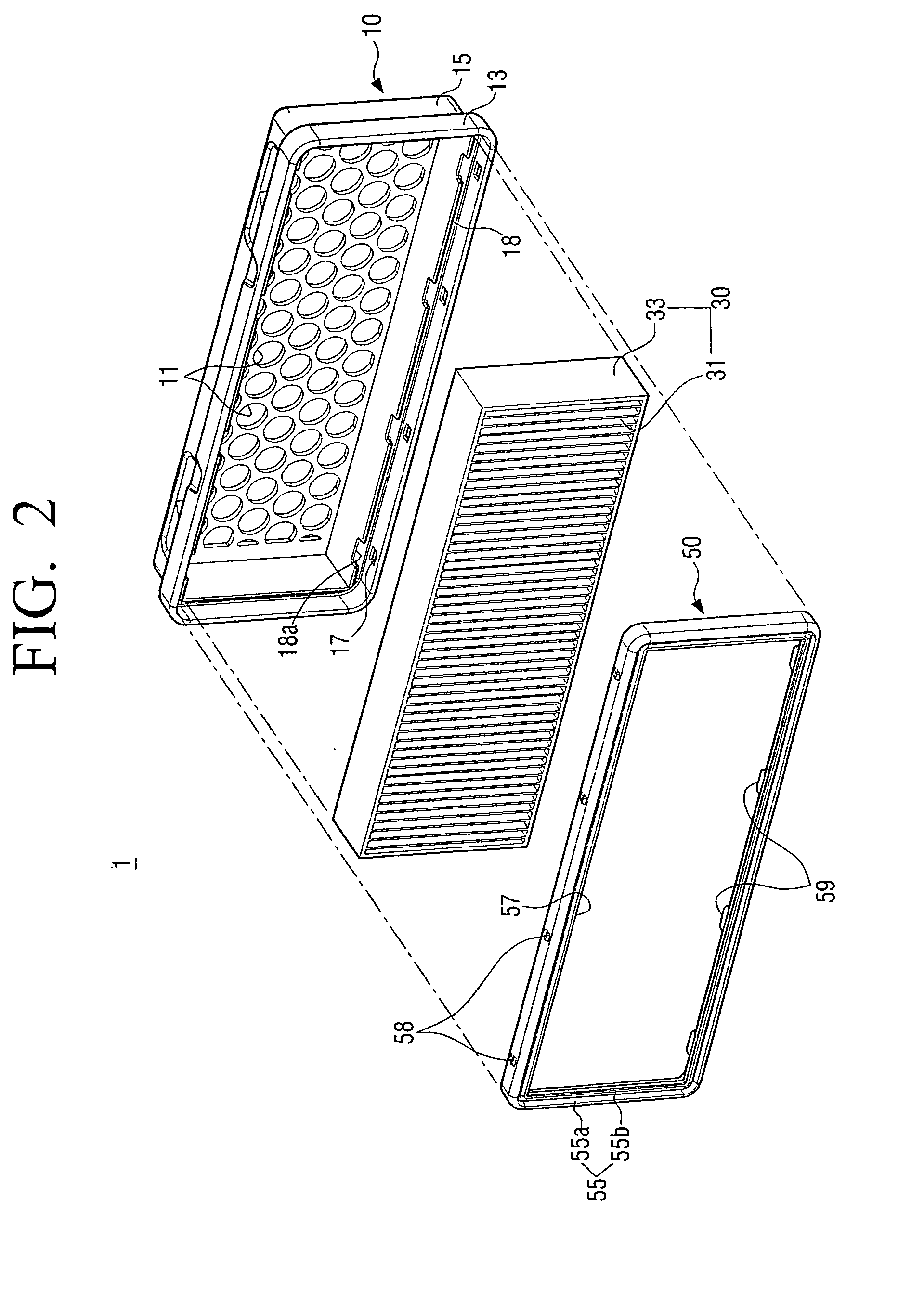 Filter assembly for vacuum cleaner