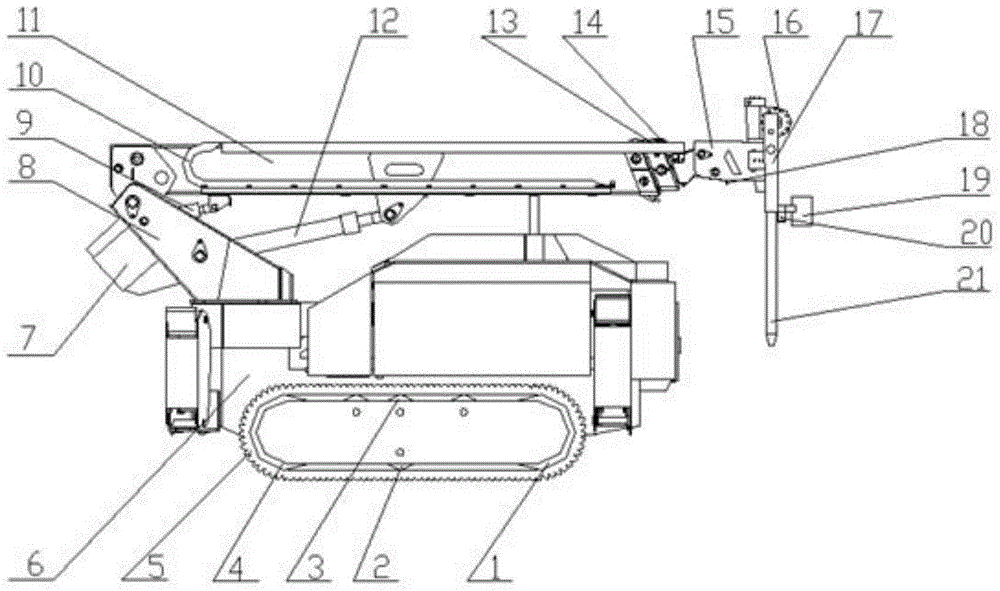 Mobile self-supply substation live water washing robot system