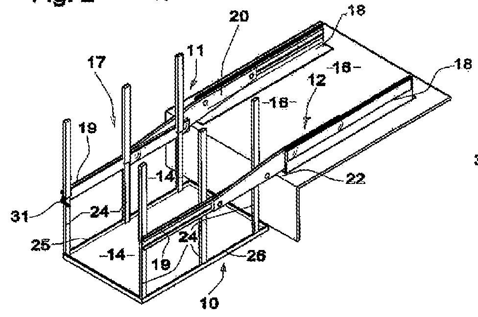 Elevating storage apparatus