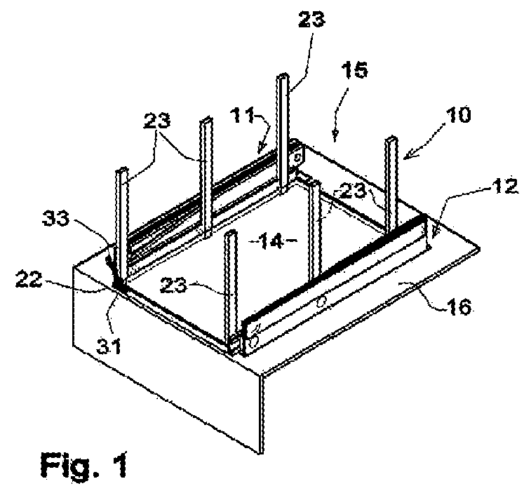 Elevating storage apparatus