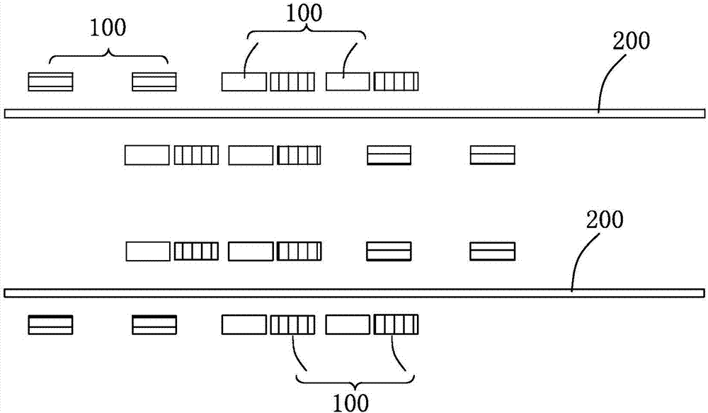 Rail wheel tread scratch detection method