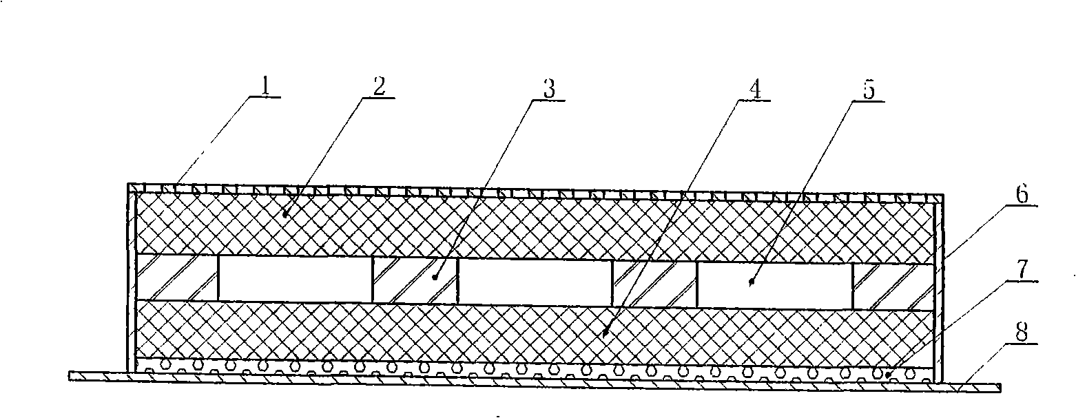 Sound insulation module on sound insulation apparatus of large noise equipment