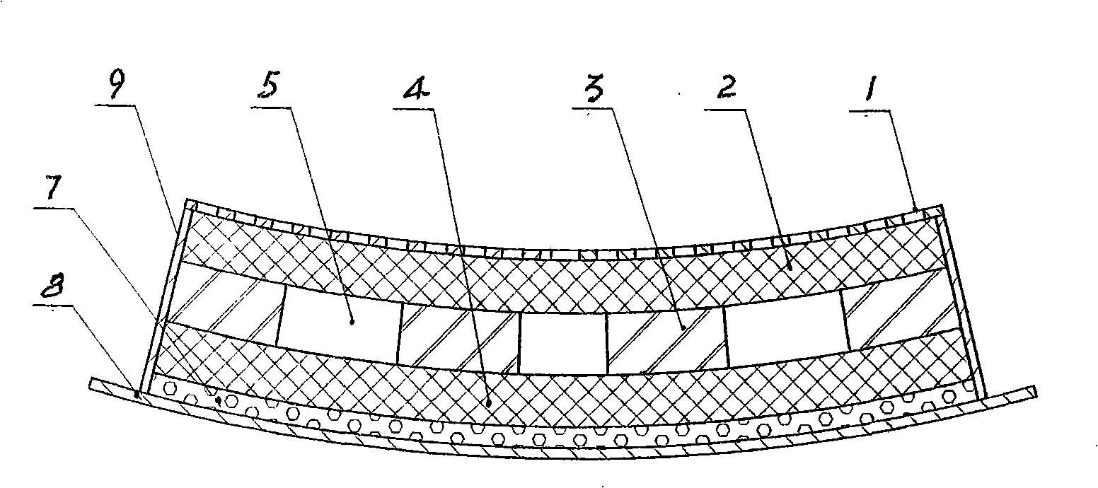 Sound insulation module on sound insulation apparatus of large noise equipment